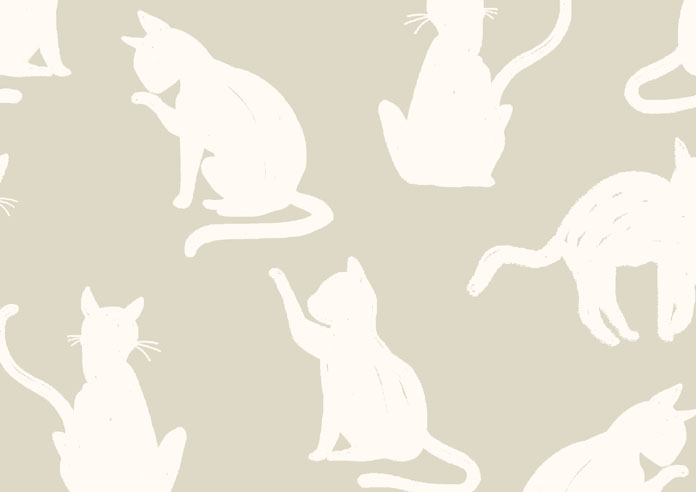 Curious Cats, Cream - Twist&Fit Roller Blind - Image 6
